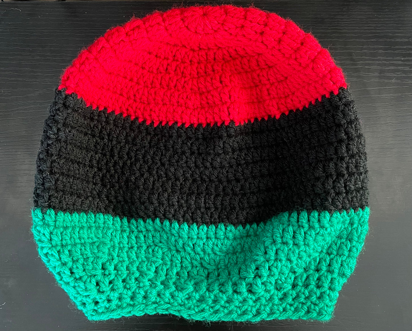 Slouchy Rasta Crochet Beanie