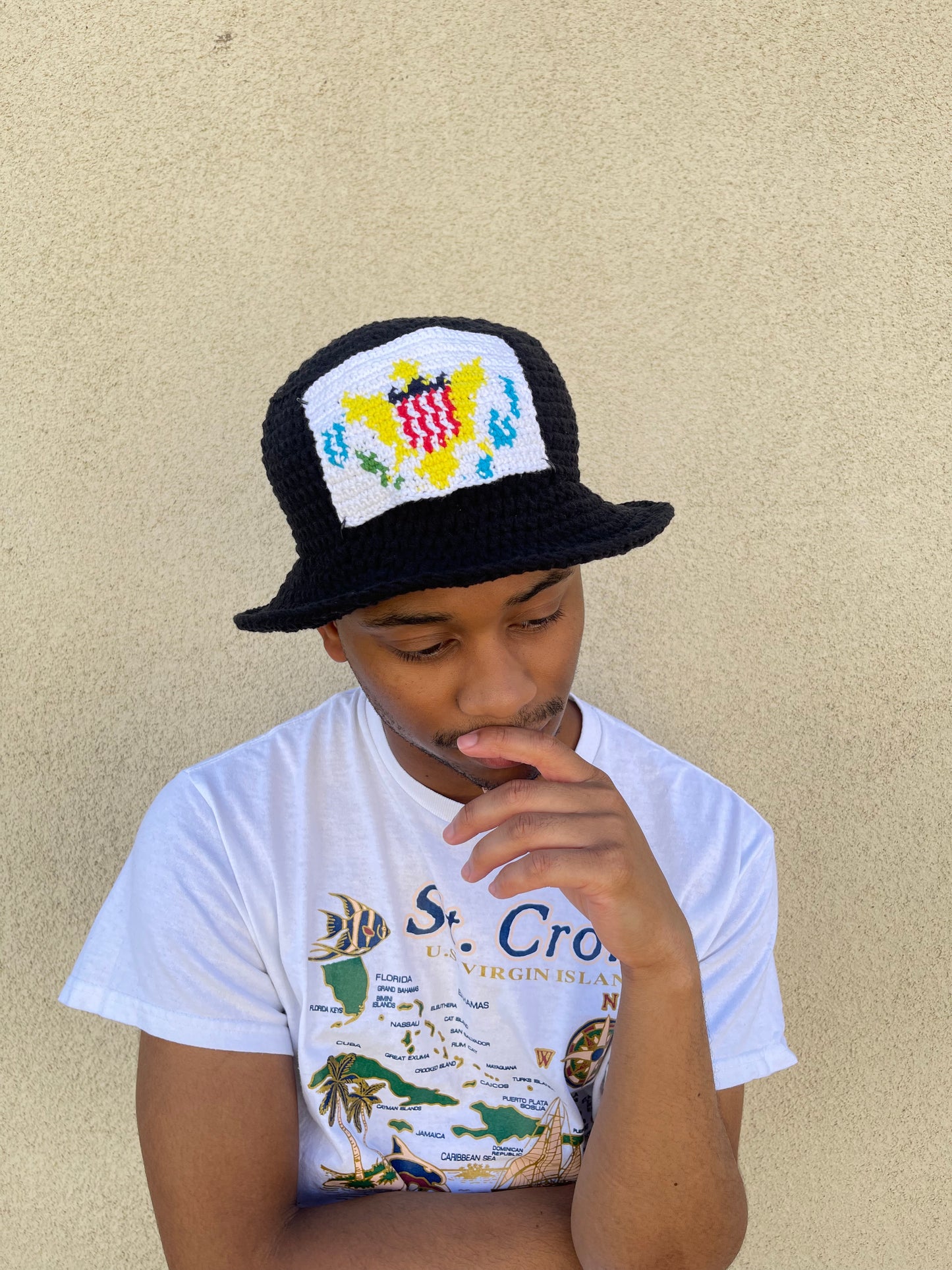 Caribbean Crochet Bucket Hat
