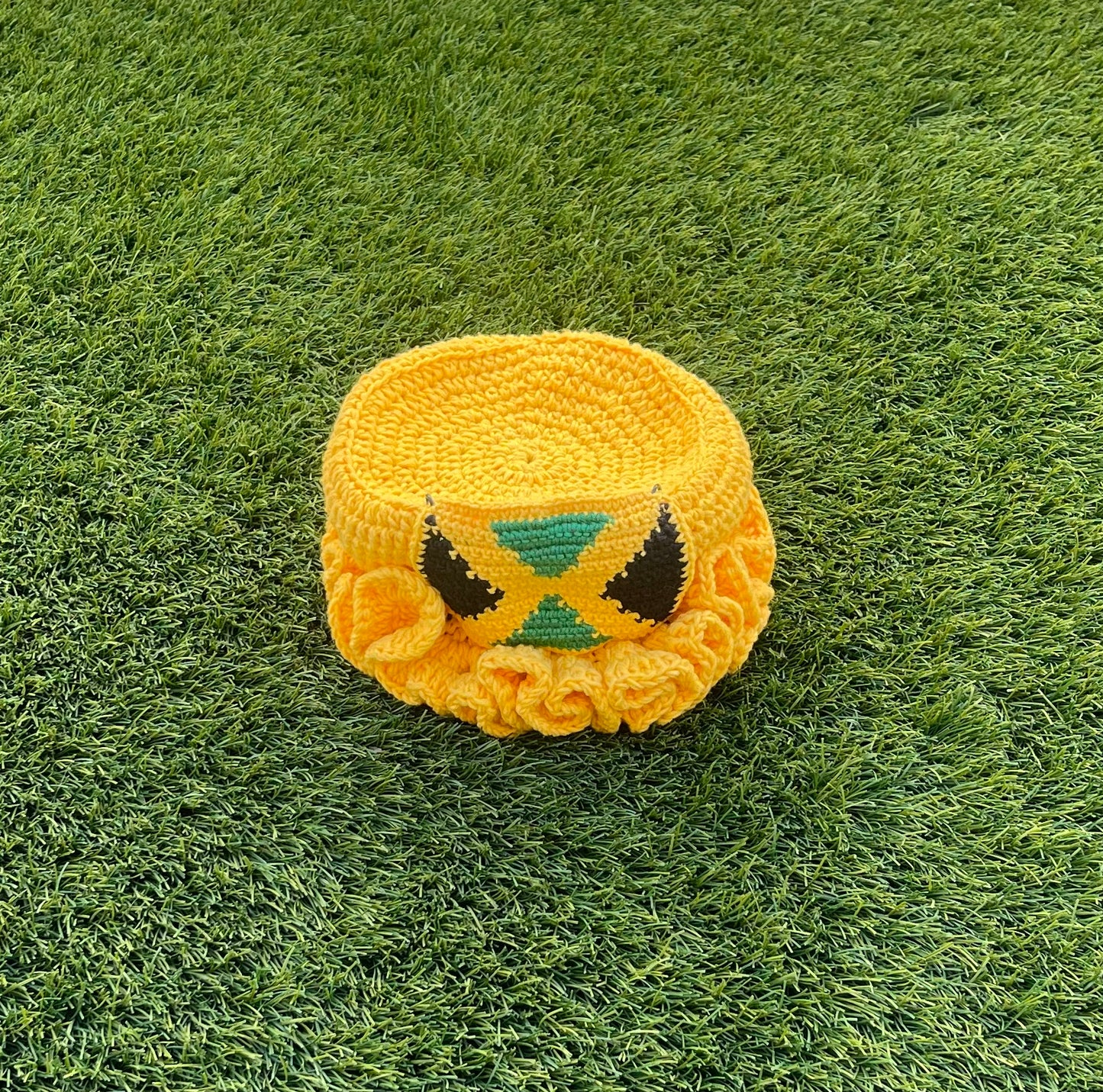 Caribbean Crochet Ruffle Bucket Hat