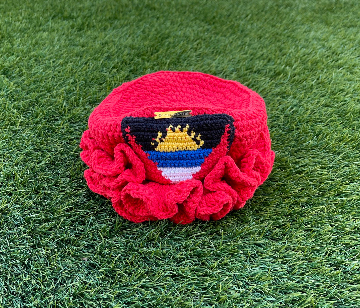 Caribbean Crochet Ruffle Bucket Hat