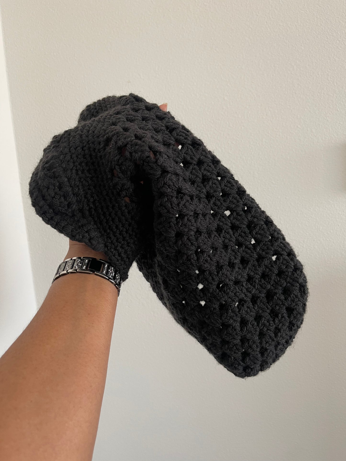 Slouchy Rasta Crochet Beanie