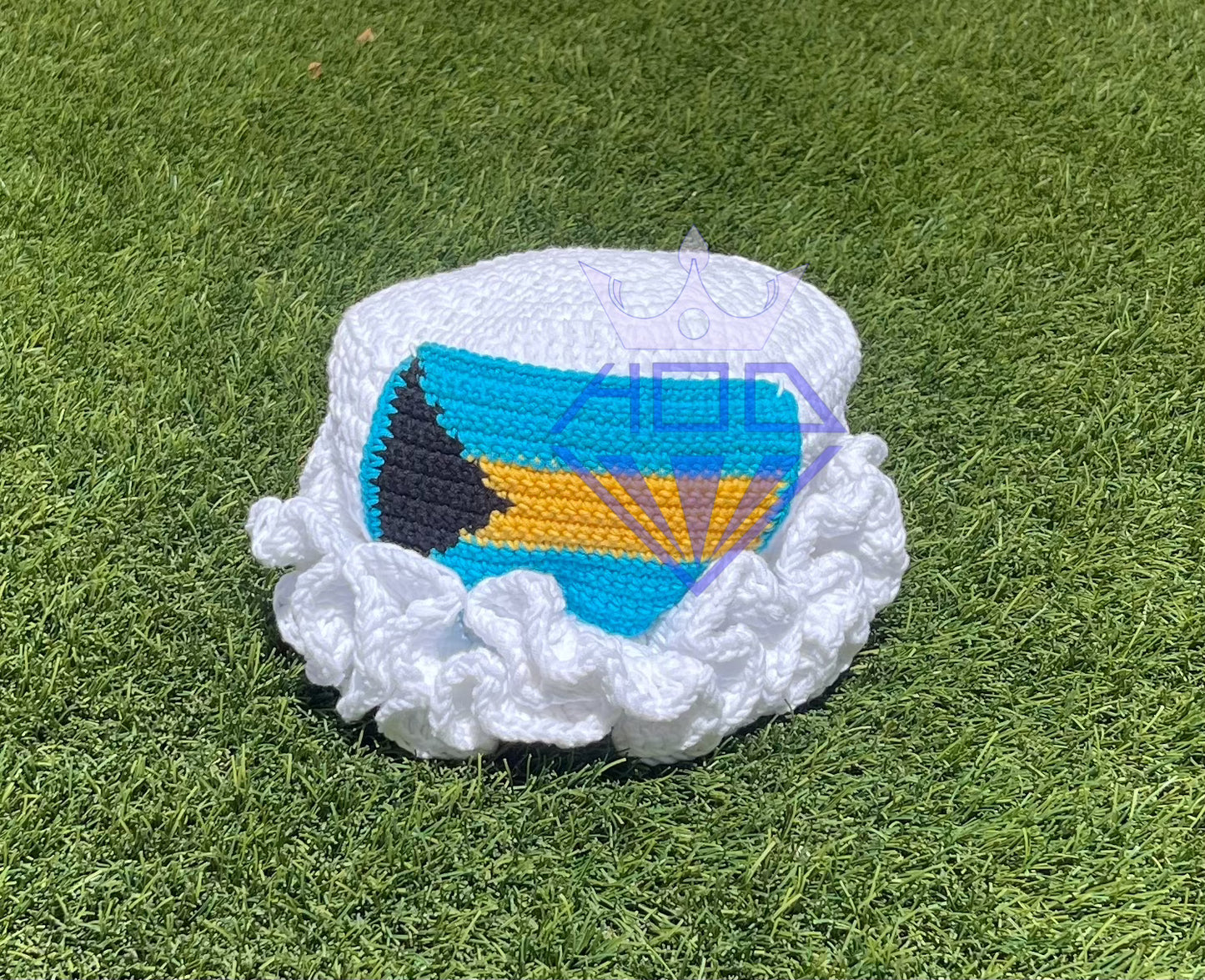 Caribbean Crochet Ruffle Bucket Hat