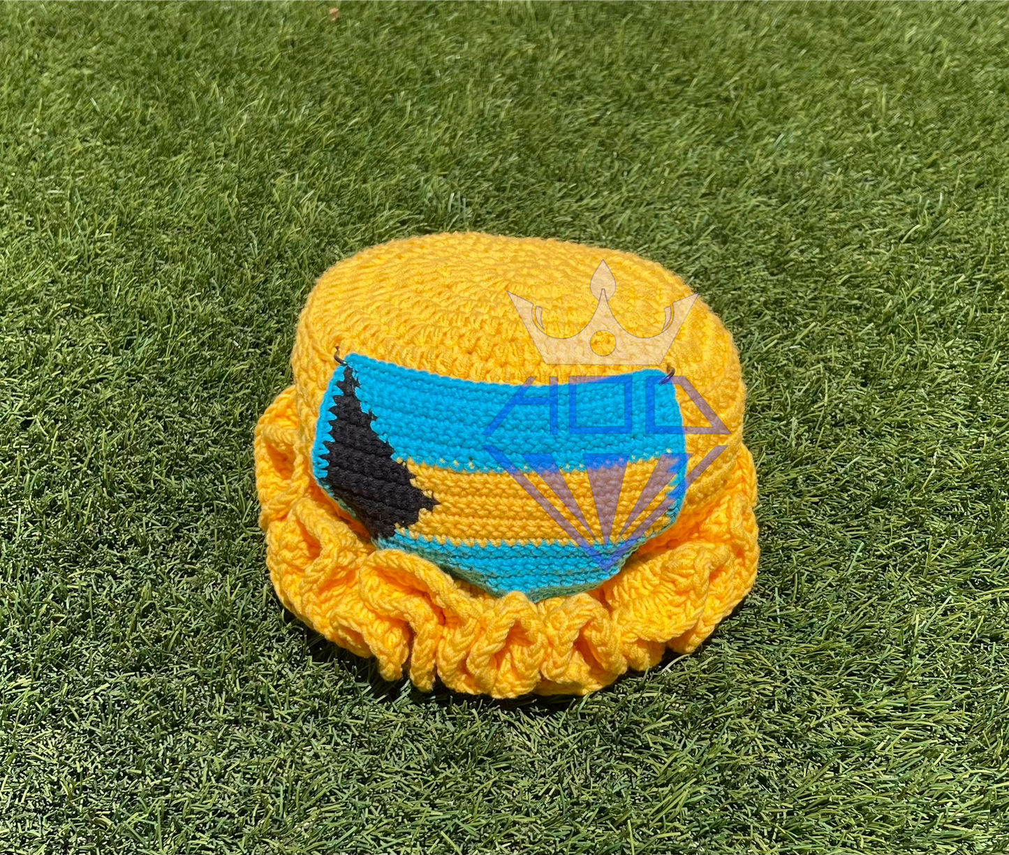 Caribbean Crochet Ruffle Bucket Hat