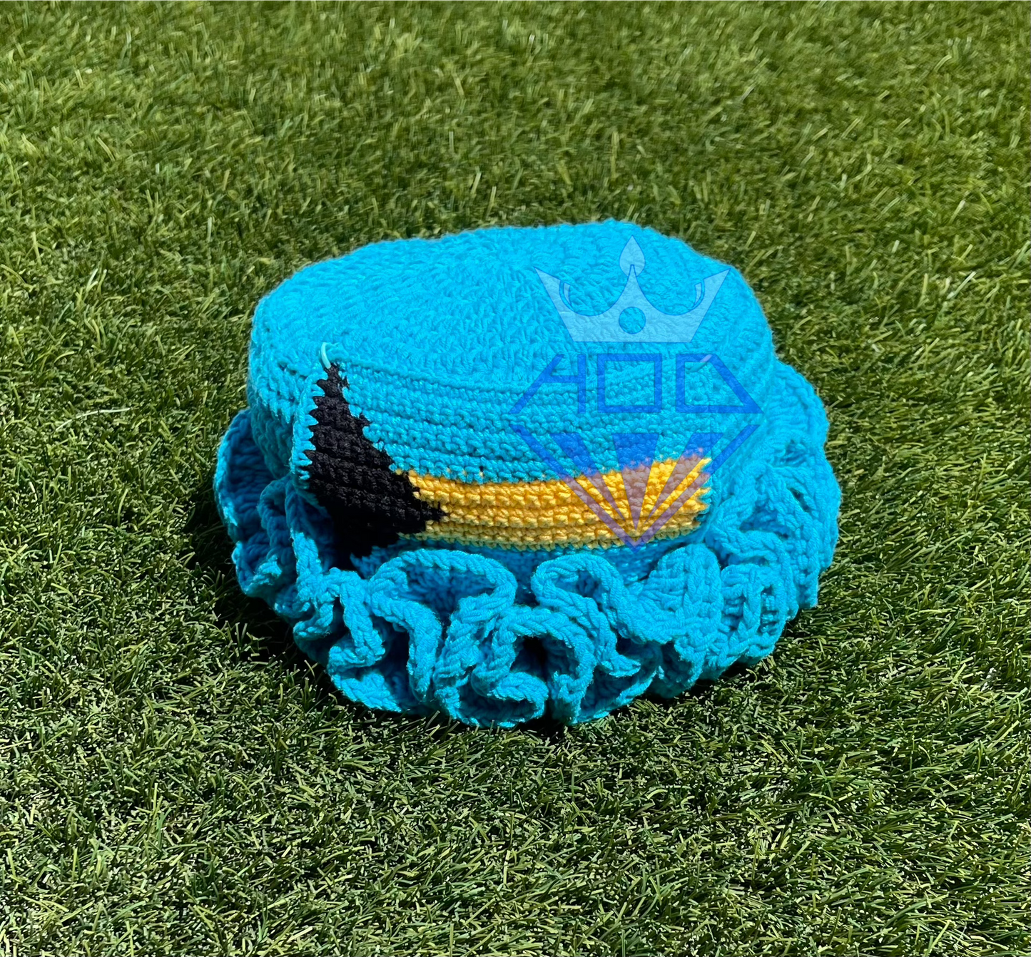 Caribbean Crochet Ruffle Bucket Hat