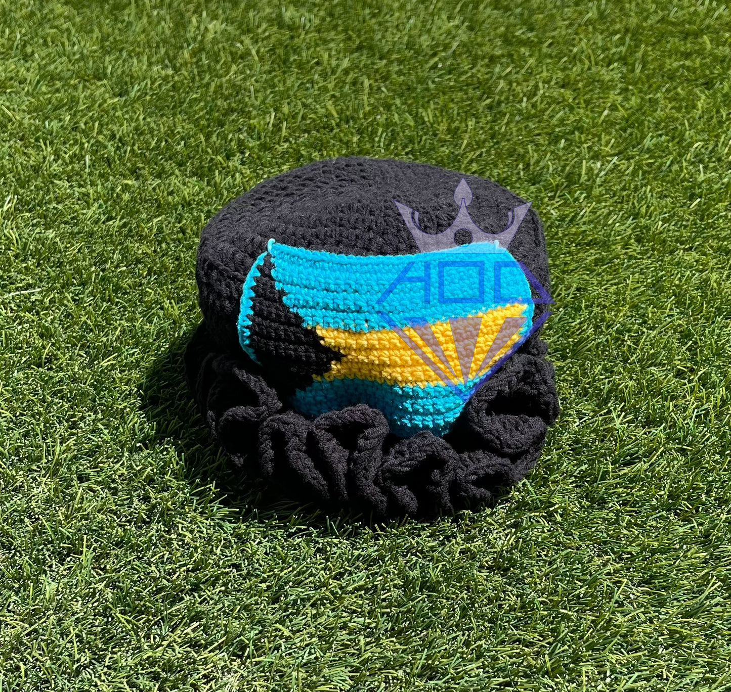Caribbean Crochet Ruffle Bucket Hat