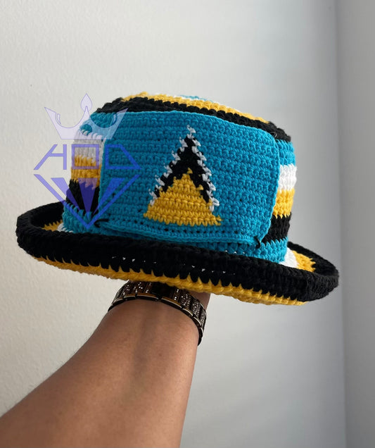 Caribbean Crochet Bucket Hat
