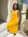 Ariel Maxi Dress (Ash Yellow)